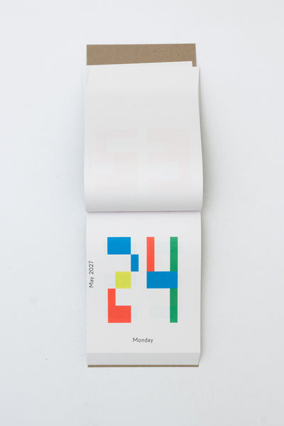 Karel Martens - Calendar 2027. Every day is a new day.