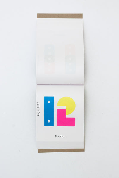 Karel Martens - Calendar 2027. Every day is a new day.