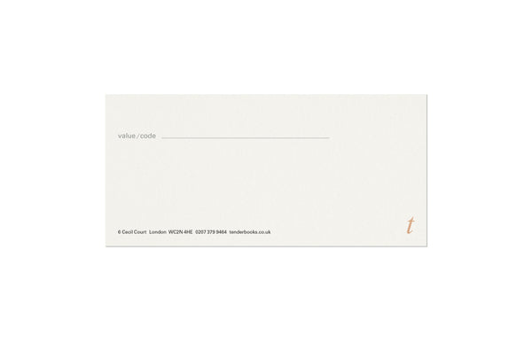 Tender Gift Card - To Spend In-Store